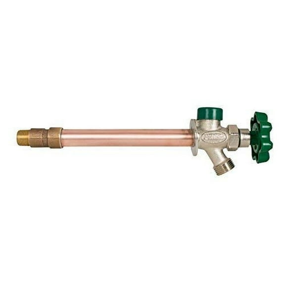 Prier P-164D12 Quarter-Turn Frost Free Anti-Siphon Outdoor Hydrant, 12-Inch, Satin Nickel Plated