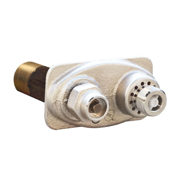 Prier Products C-633Ncc 1" Mpt X 3/4" Fpt Mild Climate Commercial Wall Hydrant - Nickel