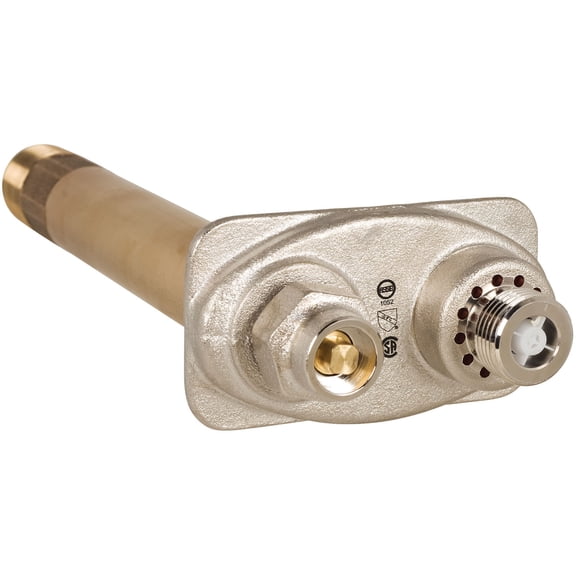 Prier C-634N10 10 in. Heavy Commercial Self Draining Wall Hydrant With 1 in. MPT Inlet