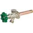 thumbnail image 1 of Prier Products P-164T12 3/4" Mip X 1/2" Fip Handle-Operated Wall Hydrant - Nickel, 1 of 1