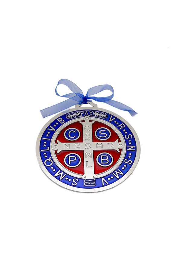 Priest Benedict Medals Metal Priest Benedict Pendants for Door Wall Hanging