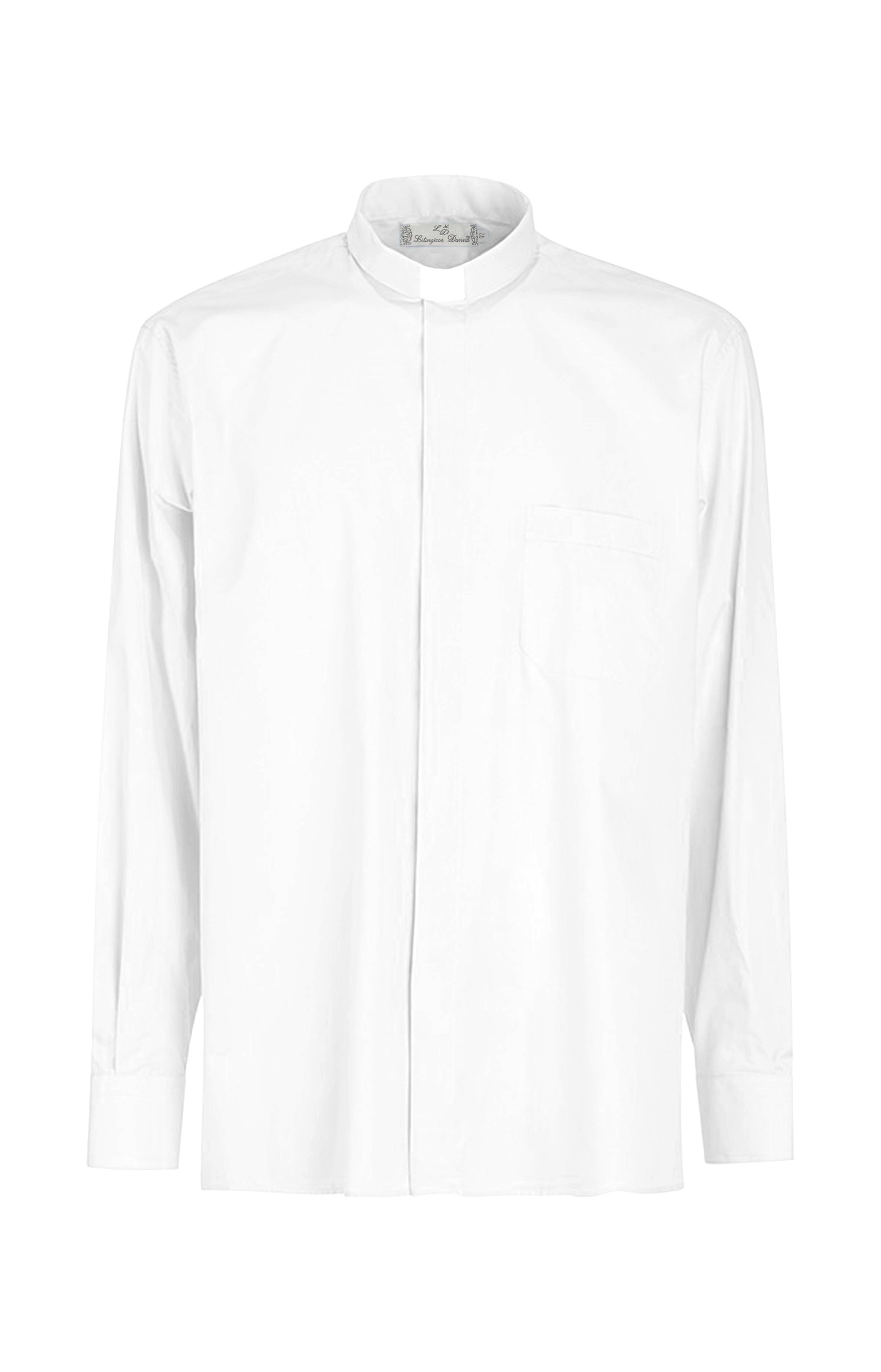 LUCES DE MARIA Priests & Clergy Shirts - Short & Long sleeve / Camisas de Sacerdote Manga Corta y Larga - Cuello clergyman