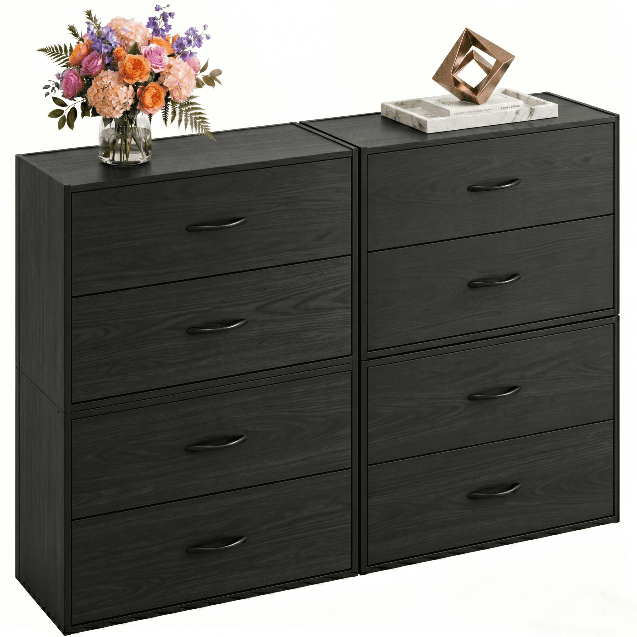short black dresser Vintage Black Small Dresser  After 5 Furnished