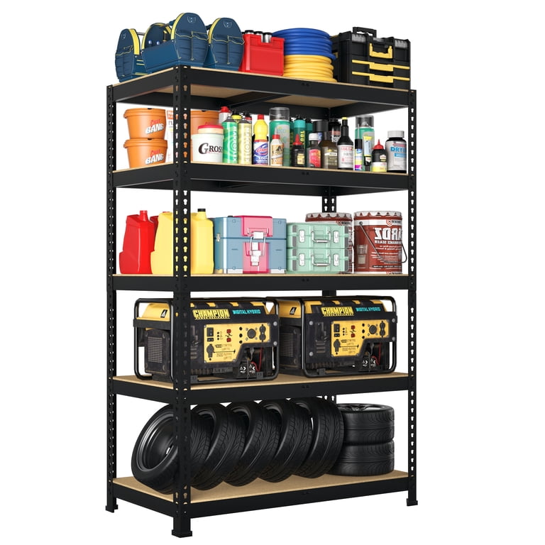 Prilinex Storage Shelves Garage Shelving Unit 5 Tier Metal Heavy