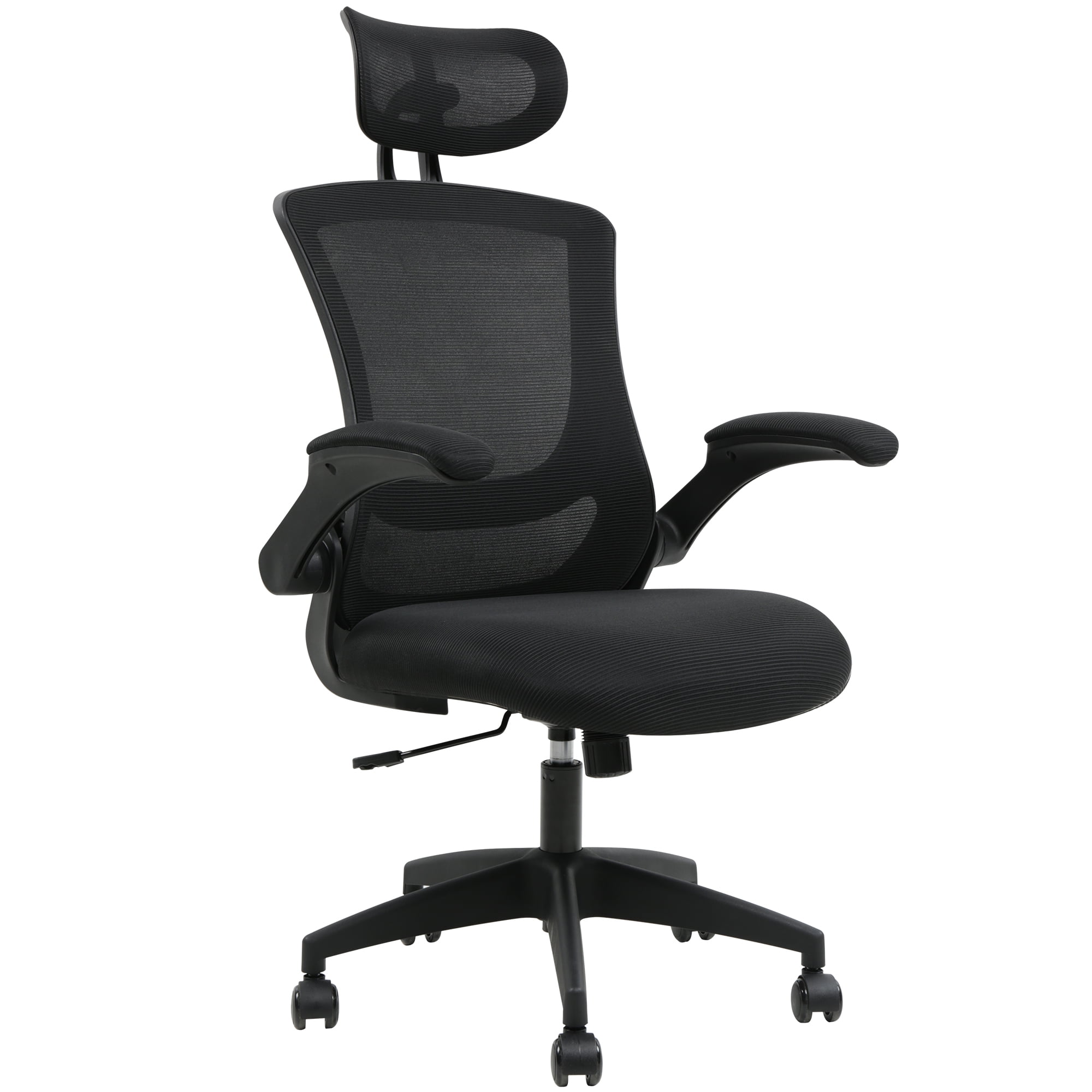 HON Black Vinyl Rolling Office Chairs : 3DUT48 by HON