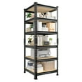 thumbnail image 1 of Prilinex 6 Tier Storage Shelves Garage Shelving 16"W X 16"D X 72"H Heavy Duty Metal Shelving Loads 2400LBS Adjustable Shelving Unit for Kitchen Pantry Closet Corner Small Space, 1 of 7