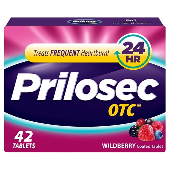 Prilosec OTC, Wildberry Tablets - 42 ea