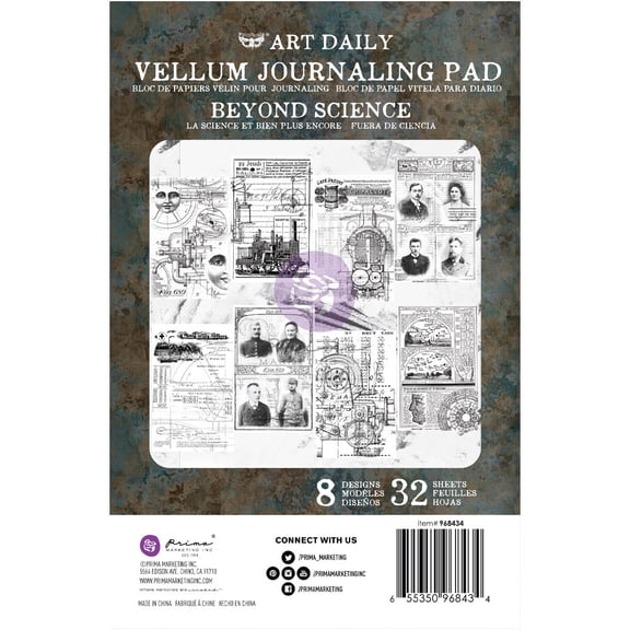 Prima Art Daily Vellum Pad 32/Pkg-Beyond Science