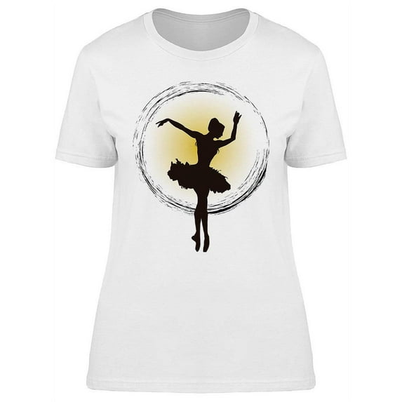 Prima Ballerina Design T-Shirt Women -Image by Shutterstock, Female Small