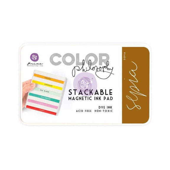 Prima Color Philosophy Dye Ink Pad-sepia