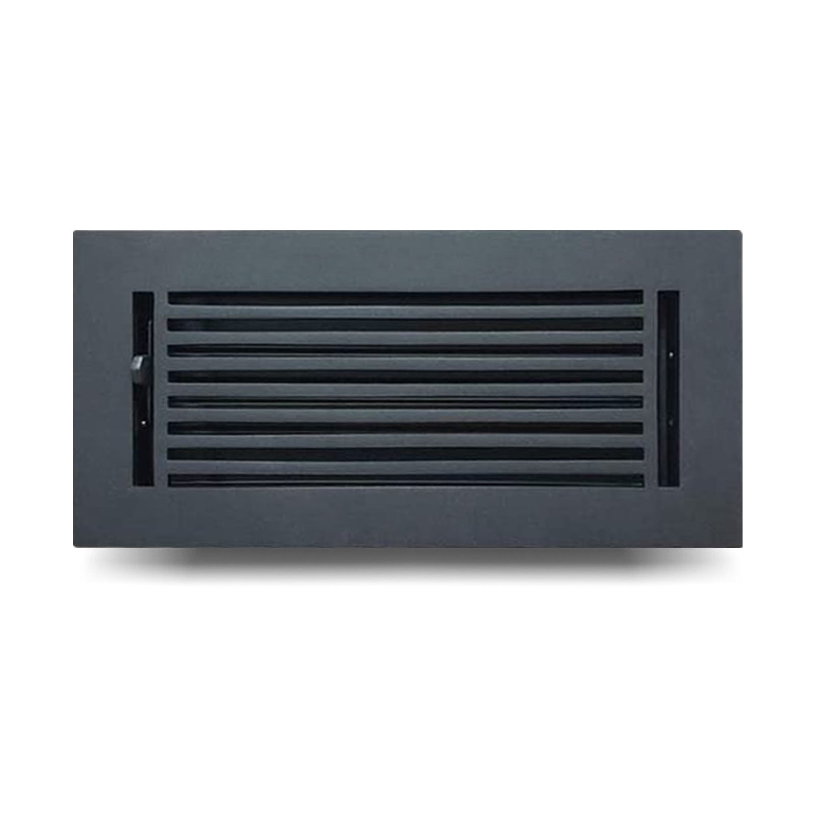 Prima Decorative Black 4" x 10" Cast Aluminum Rust Floor Register Vent