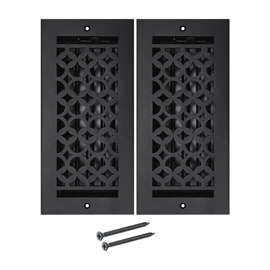 Prima Decorative Hardware Cast Aluminum Floor Register 4″ X 10″ VR-100 ...