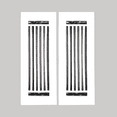 thumbnail image 1 of Prima Decorative Hardware Cast Aluminum Floor Register Size 3″ X 10″ VR109 Pack of 2 - White, No Holes, 1 of 12