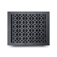 thumbnail image 1 of Prima Decorative Hardware Cast Iron Floor Register 10" x 12" VR-100 - Black, No Holes, 1 of 10