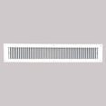 thumbnail image 1 of Prima Decorative Hardware Contemporary Design 4″ x 30″ Cast Aluminum Air Return Grill [VR-102] - White, 1 of 10