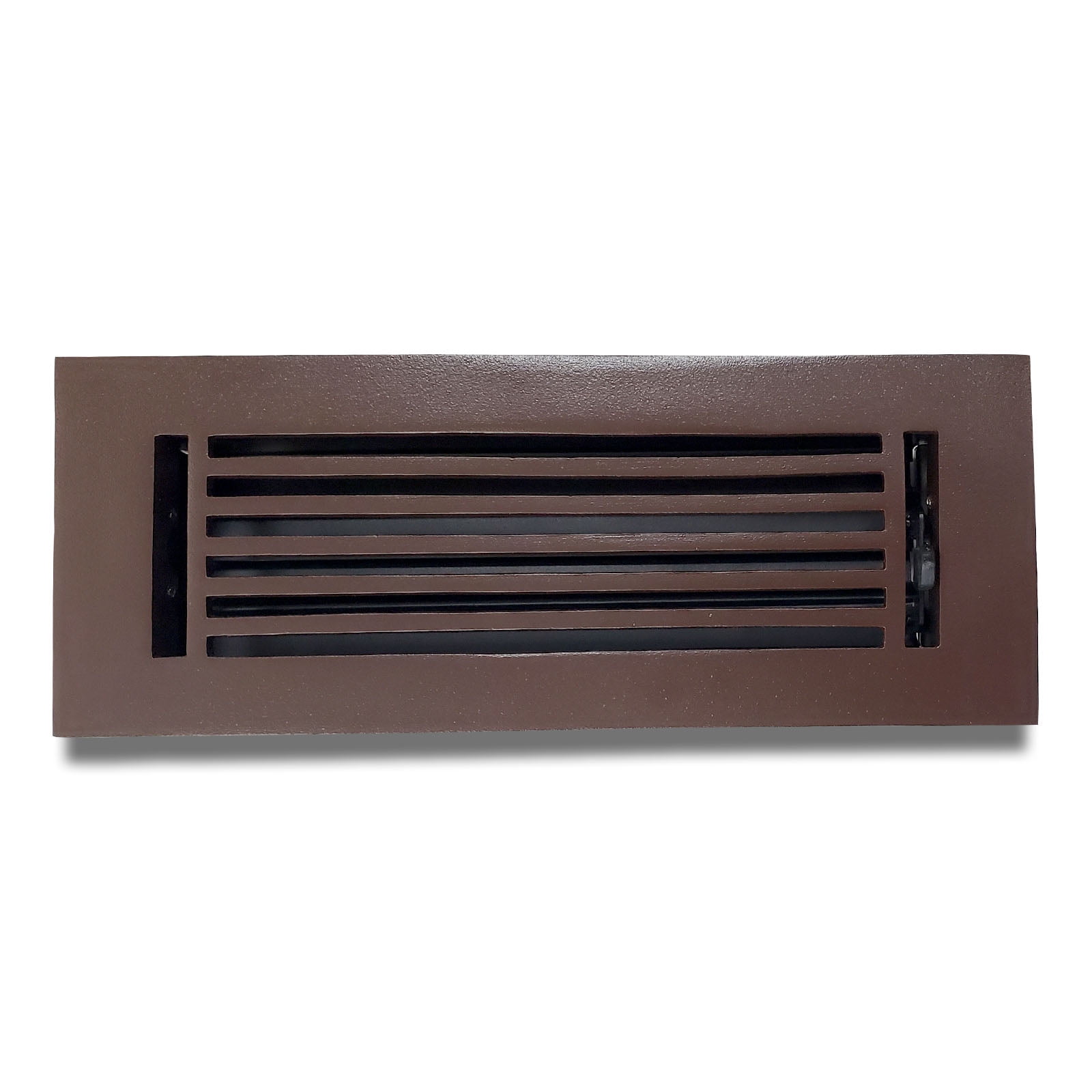 Prima Decorative Hardware, Floor Register A/C, Vent Cover, 3" x 10", Cast Aluminum, Brown