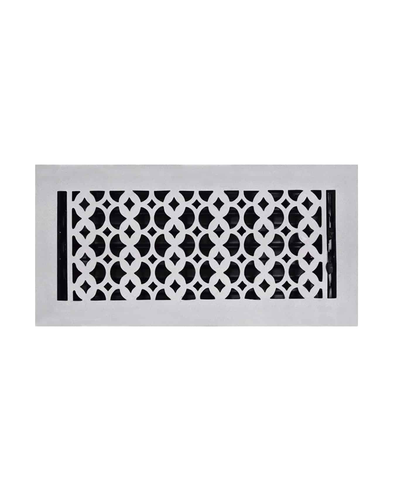 Prima Decorative Hardware, Floor Register A/C, Vent Cover, 6" x 14", Cast Aluminum, White ...