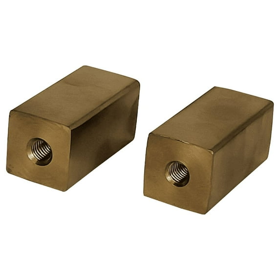 Prima Decorative Hardware Straight Mount  Post for Square and Rectangle Shape H type Door Pull Handle - PVD Gold