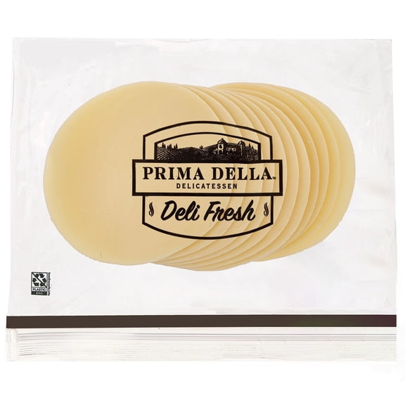 Prima Della Non Smoked Provolone Cheese, Freshly Sliced (Refrigerated)