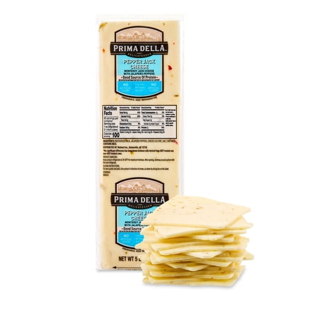 Prima Della Pepper Jack Cheese, Deli-Sliced (Refrigerated)