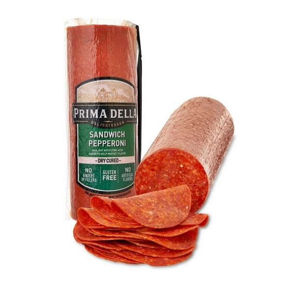 Prima Della Sandwich Pepperoni, Deli-Sliced