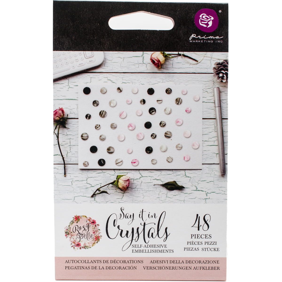 Prima - Christine Adolph Cling Stamps - Fresh Flowers #1