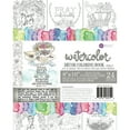Prima Marketing Coloring Book-Vol. 3 Watercolor Decor Faith, 24 Sheets ...