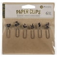 thumbnail image 1 of Prima Marketing Decorative Paper Clips .75" 6/Pkg-Floral, Pk 3, Prima Marketing, 1 of 2