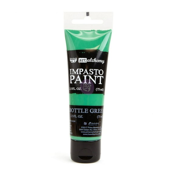 Prima Marketing Inc Art Alchemy - Impasto Paint - Bottle Green 2.5 Oz Upc 655350964610