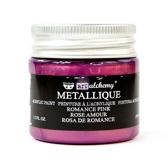 Prima Marketing Inc Art Alchemy Metallique Acrylic Paint - Romance Pink Upc 655350965174