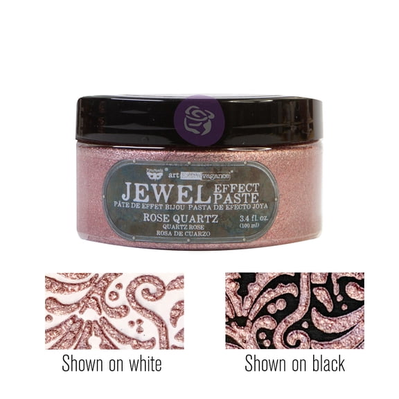Prima Marketing Inc Art Extravagance - Jewel Texture Paste - Rose Quartz - 1 Jar, 100Ml 3.4 Fl Oz Upc 655350968762