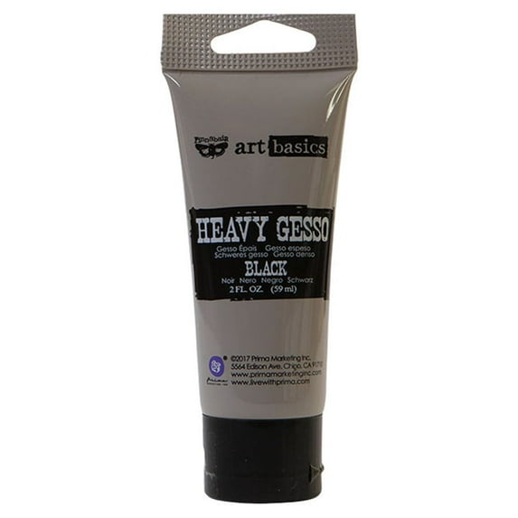 Prima Marketing Inc Heavy Gesso Black - 2Oz Tube Upc 655350962968