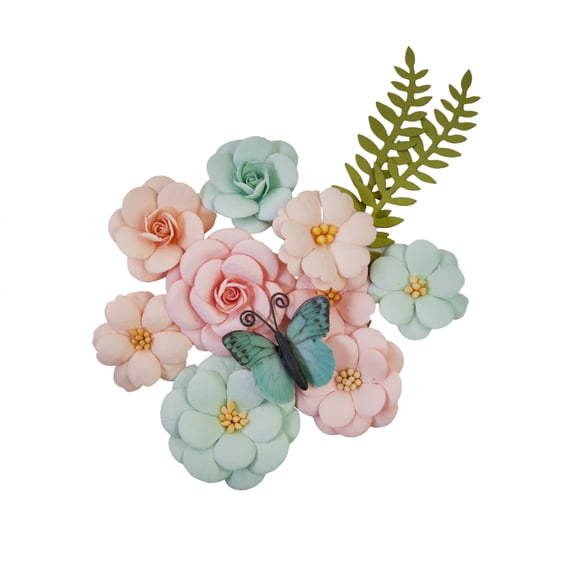 Prima Marketing Mulberry Paper Flowers-Solecito/Miel
