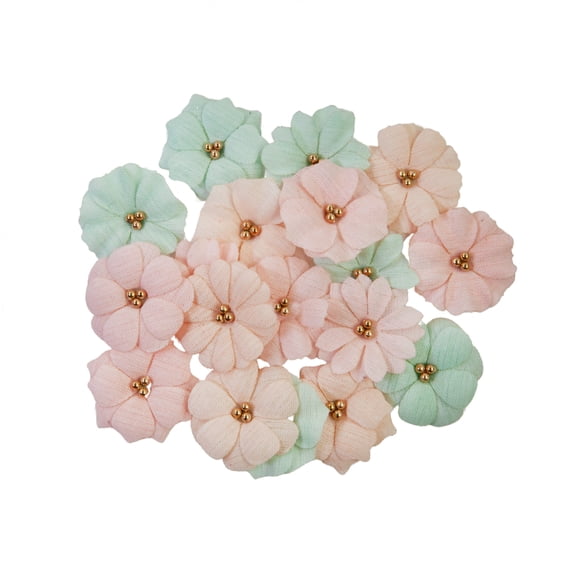 Prima Marketing Mulberry Paper Flowers-Suenos Dulces/Miel