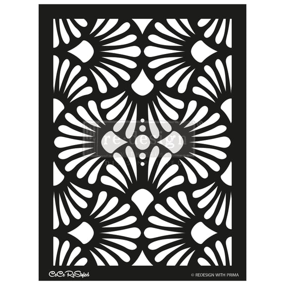 Prima Marketing Re-Design Decor Stencil 18"x25.5"-Cece Modern Deco