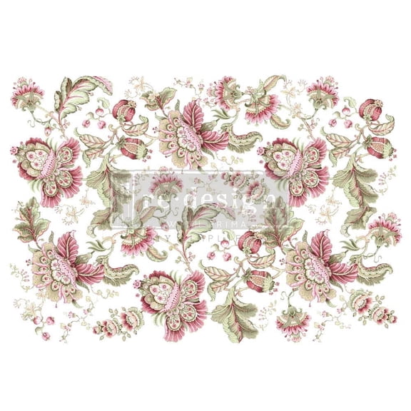 Prima Marketing Re-Design Decor Transfers 24"X35"-Boho Paisley