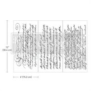 Prima Marketing Re-Design Decor Transfers 6X12 3/Sheets-Secret Letter