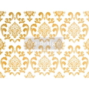 Prima Marketing Re-Design Gold Foil Kacha Decor Transfers-House of Damask