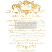 Prima Marketing Re-Design Gold Foil Kacha Decor Transfers-Perfume Notes