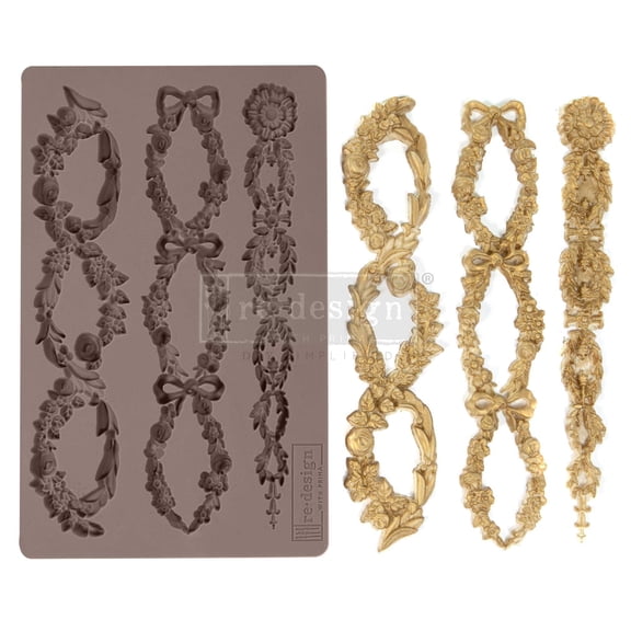 Prima Marketing Re-Design Mould 5"X8"X8mm-Floral Chain