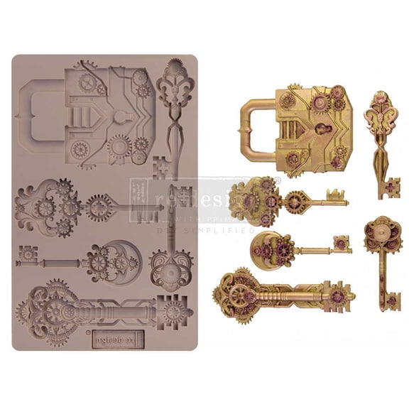Prima Marketing Re-Design Mould 5"x8"x8Mm-Mechanical Lock & Keys