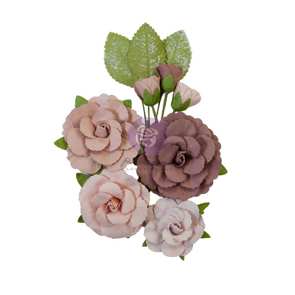 Prima Marketing Sharon Viv Paper Flowers-Mystic Roses