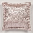 thumbnail image 1 of Prima Quilted Bedding and Accent Pillows Available in 5 Gemtone Colors to Mix and Match Rose Quartz Pillow Quilted 18 Inches Square, 1 of 1