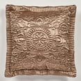 thumbnail image 1 of Prima Quilted Bedding and Accent Pillows Available in 5 Gemtone Colors to Mix and Match Smoky Topaz Pillow Quilted 18 Inches Square, 1 of 1