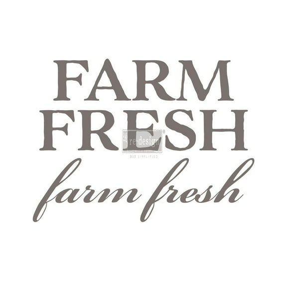 Prima Re-Design Decor Colored Transfer-Farm Fresh 29.8"X23"