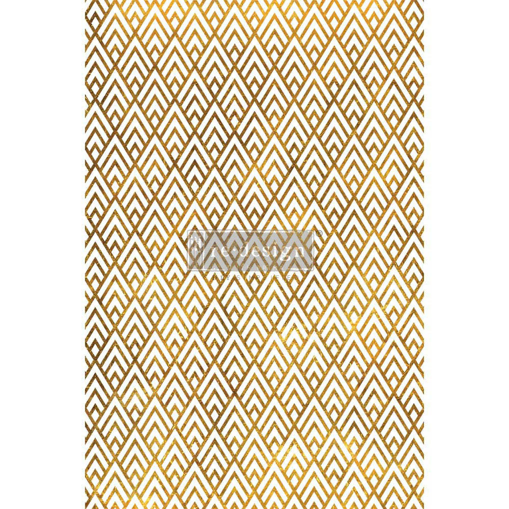 Prima Re-Design Decor Colored Transfer-Geo Diamond 22"X34"