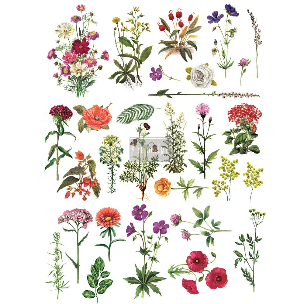 Redesign Decor Transfer-Floral Collection 22"x32"