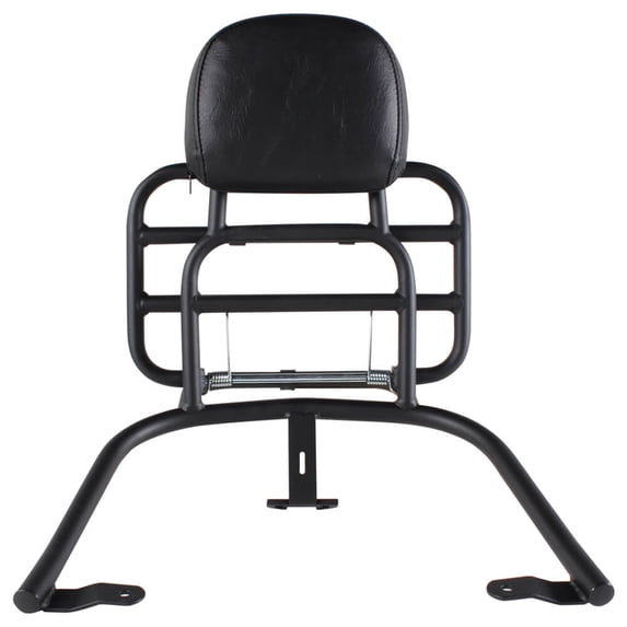 "Prima Rear Rack (Backrest, Black); Vespa Primavera, Sprint"