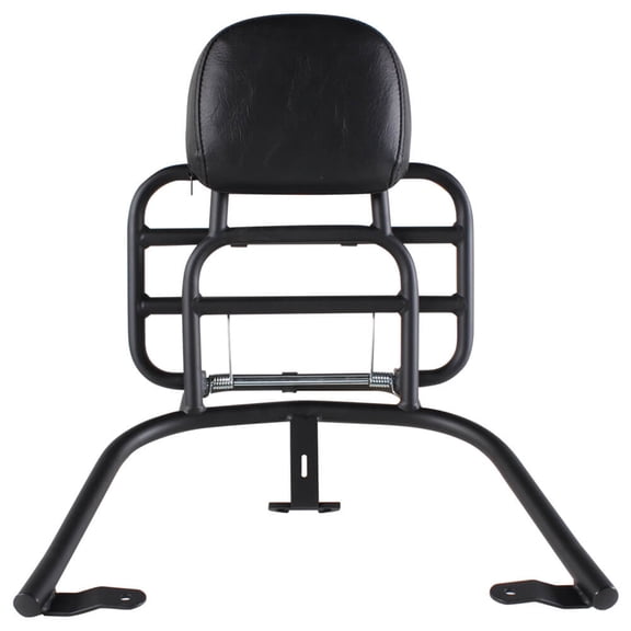 "Prima Rear Rack (Backrest, Black); Vespa Primavera, Sprint"