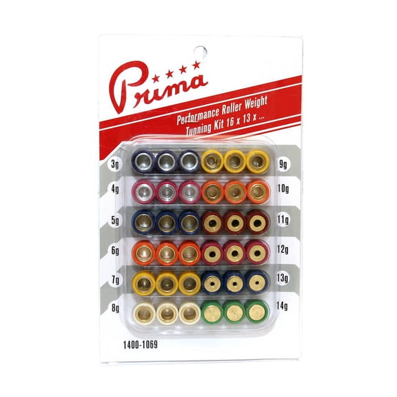 "Prima Roller Weight Tuning Kit (16x13, 3g to 14g)"